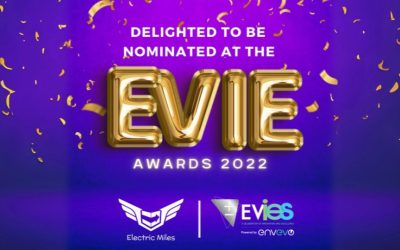 Delighted to be nominated at the EVIE awards 2022