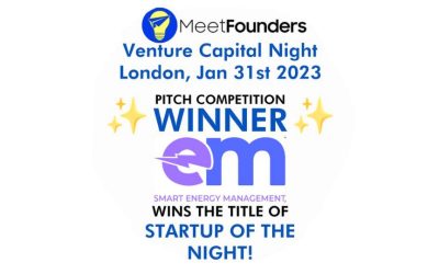EM won the 'Startup of the night' award for MeetFounders Venture Capital Night